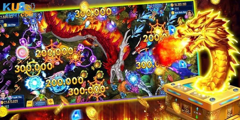 Bắn cá game chơi vô cùng hấp dẫn với thiết kế cực sinh động